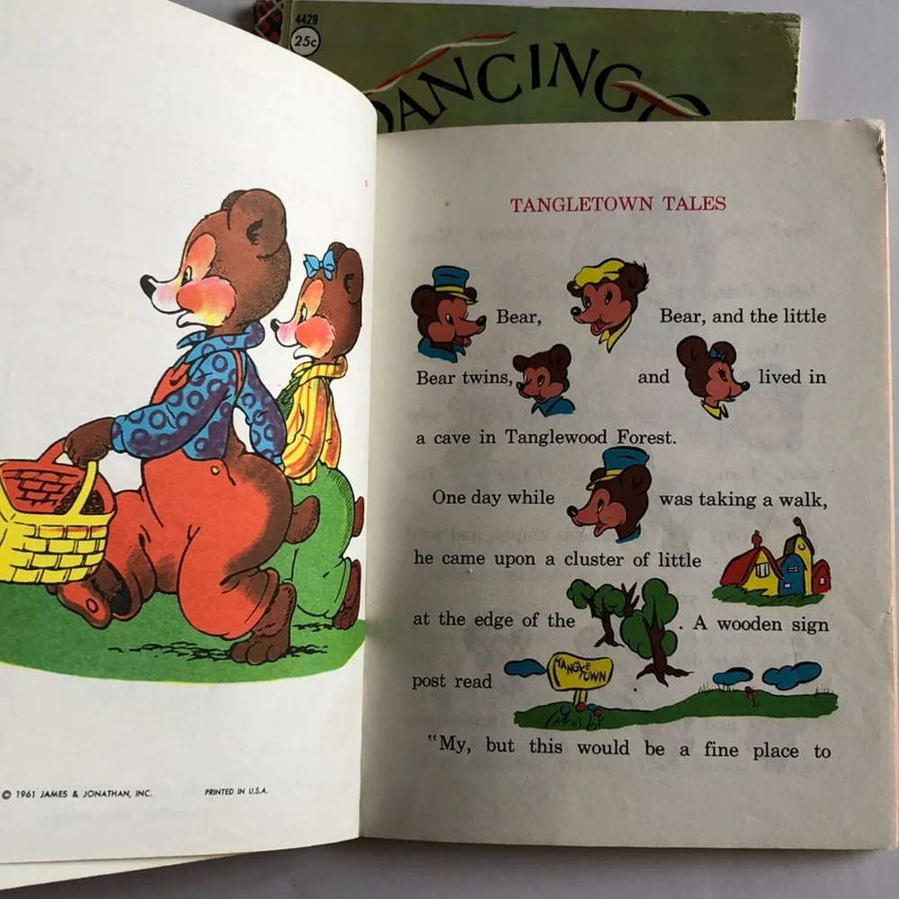 Bonnie Books 1960s Vintage Childrens Books